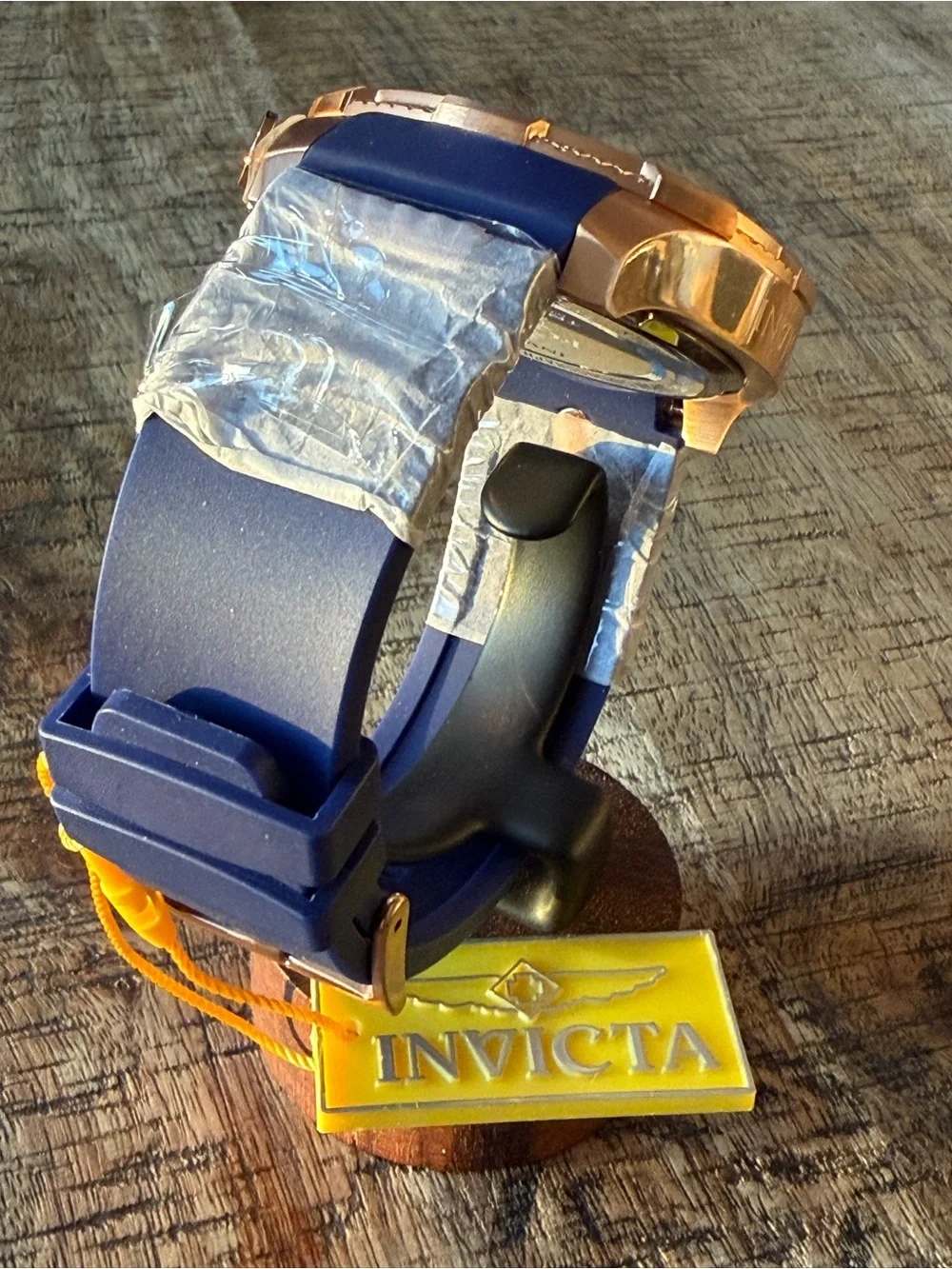 NEW Invicta I-Force Gold Tone Chronograph Blue Dial Watch 50mm - 100M WR - NIB
